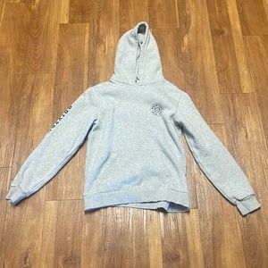 Britton Supply Hoodie Mens Medium Gray Pullover Drawstring Sweater